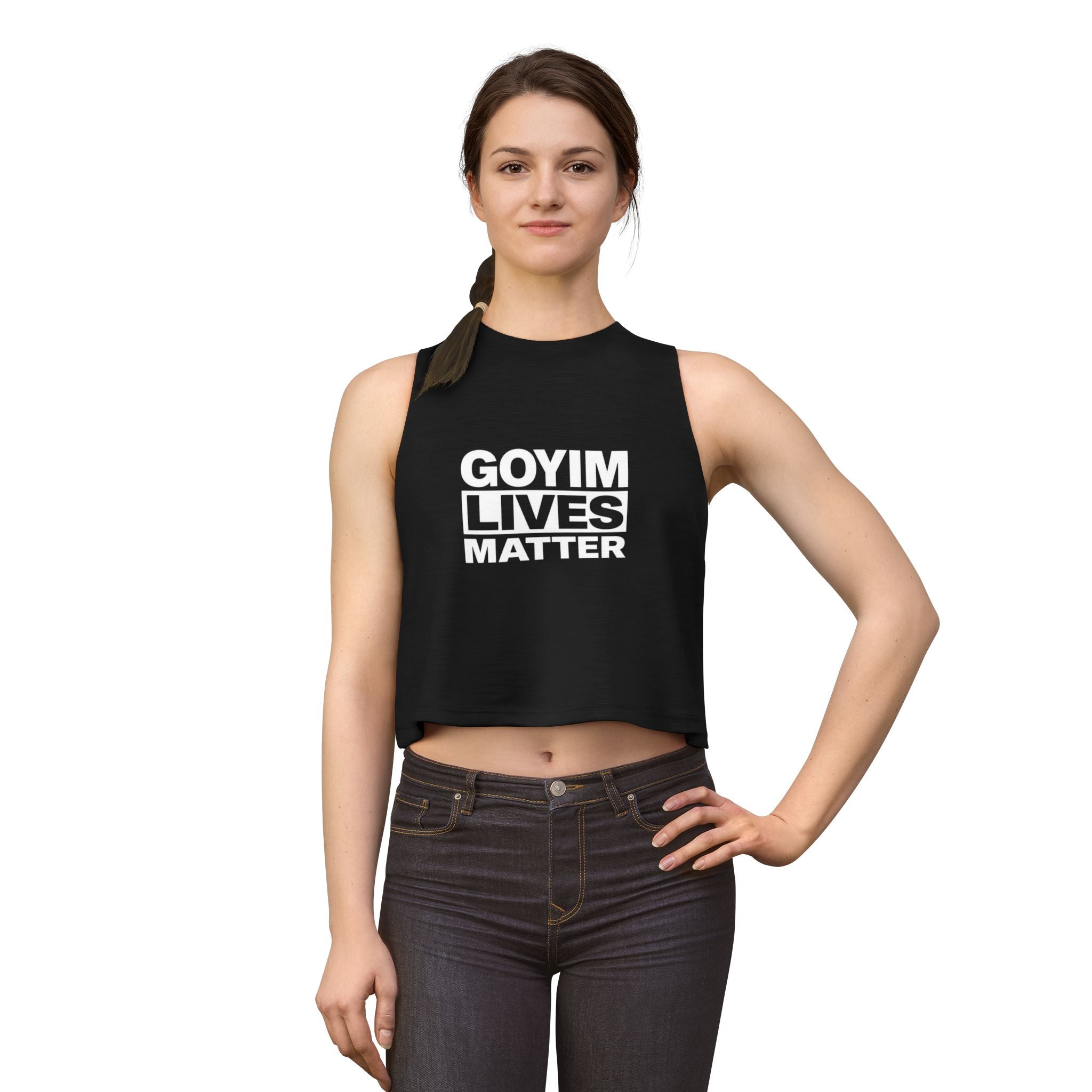 Crop Top — "GOYIM LIVES MATTER" Statement Tank