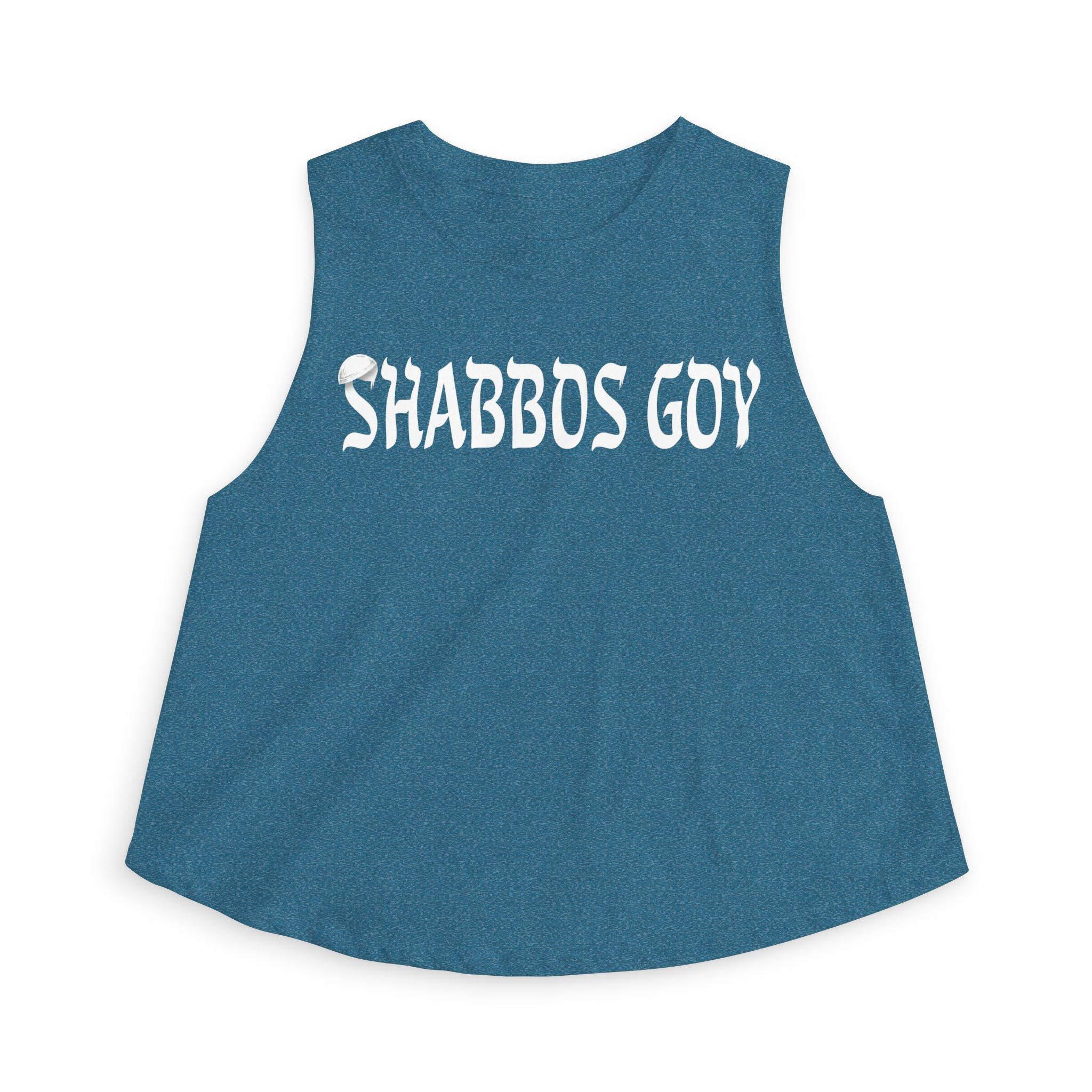 Shabbos Goy Crop Top — Jewish Sabbath Humor Tank