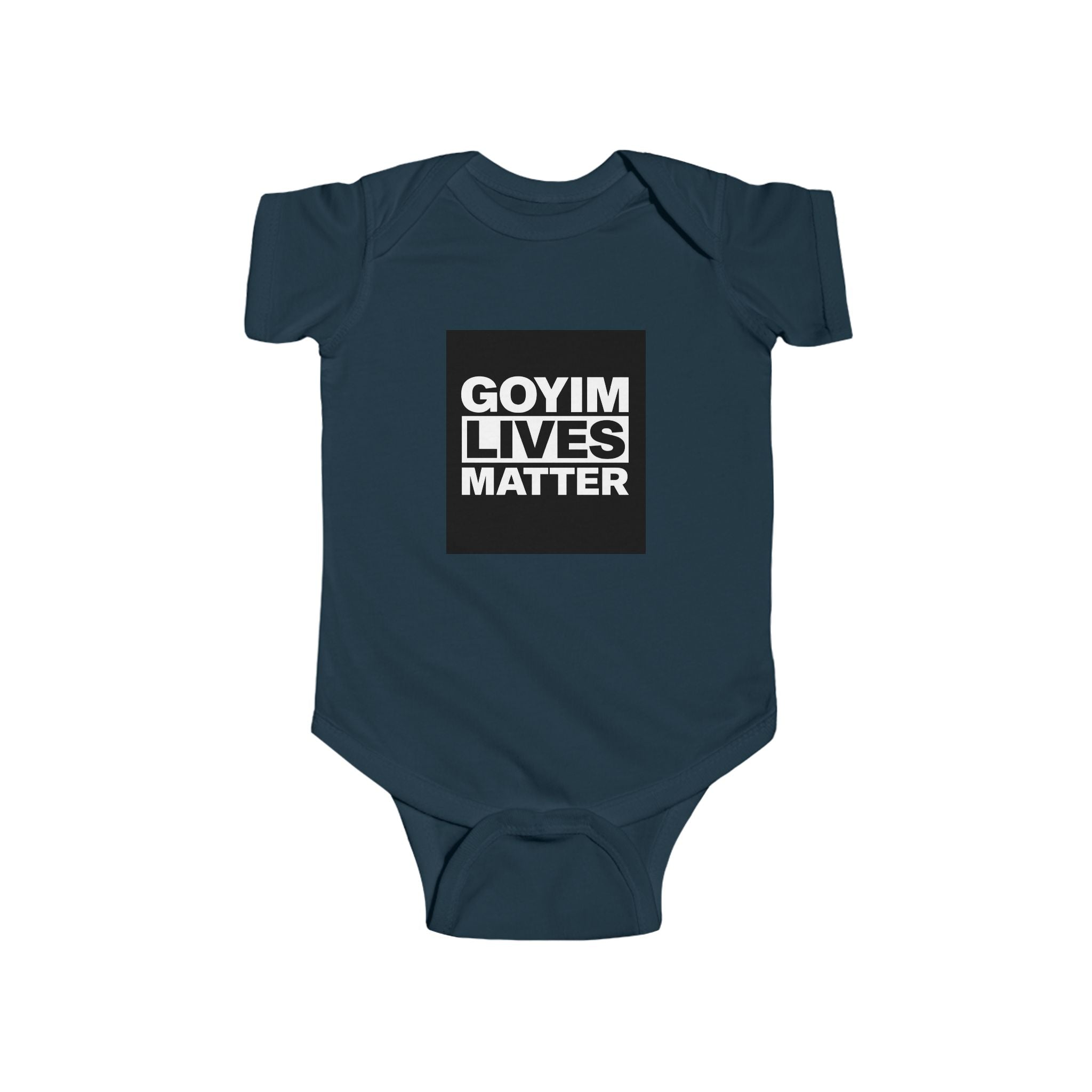 Infant Bodysuit — "Goyim Lives Matter" Protest Graphic