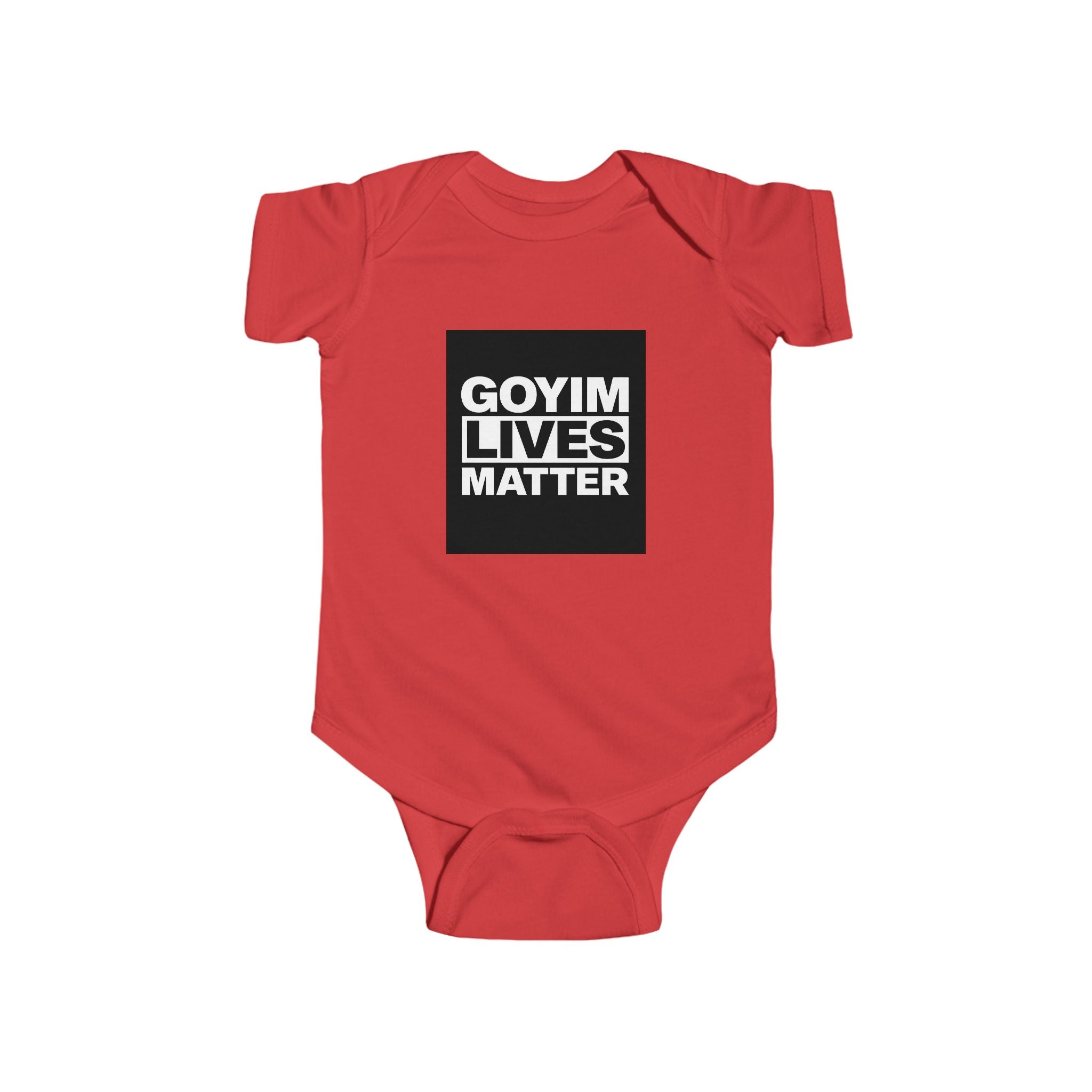 Infant Bodysuit — "Goyim Lives Matter" Protest Graphic
