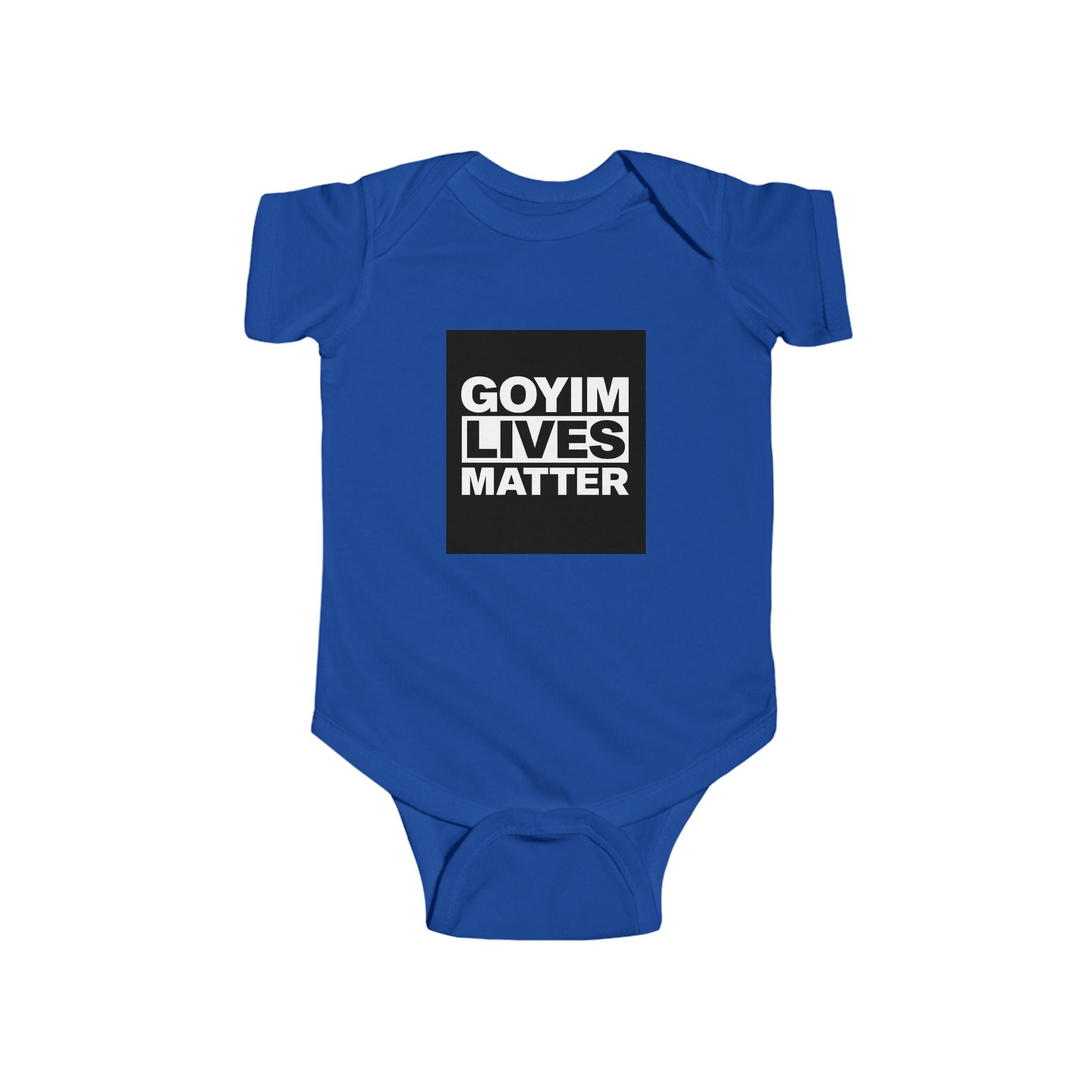 Infant Bodysuit — "Goyim Lives Matter" Protest Graphic