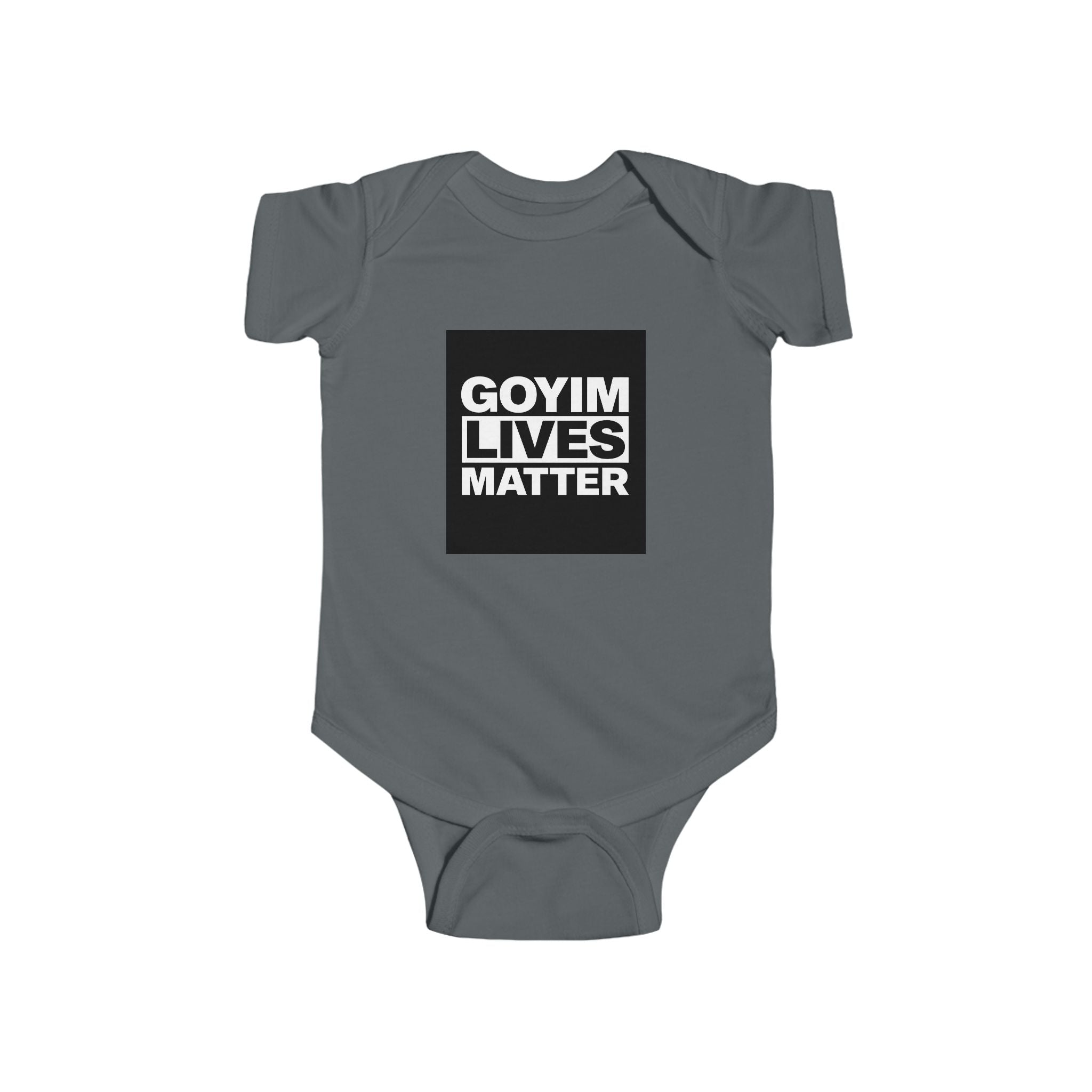 Infant Bodysuit — "Goyim Lives Matter" Protest Graphic