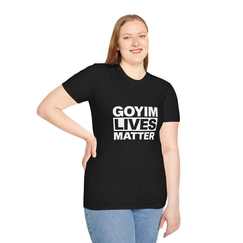 T-Shirt — "Goyim Lives Matter" Bold Graphic Tee