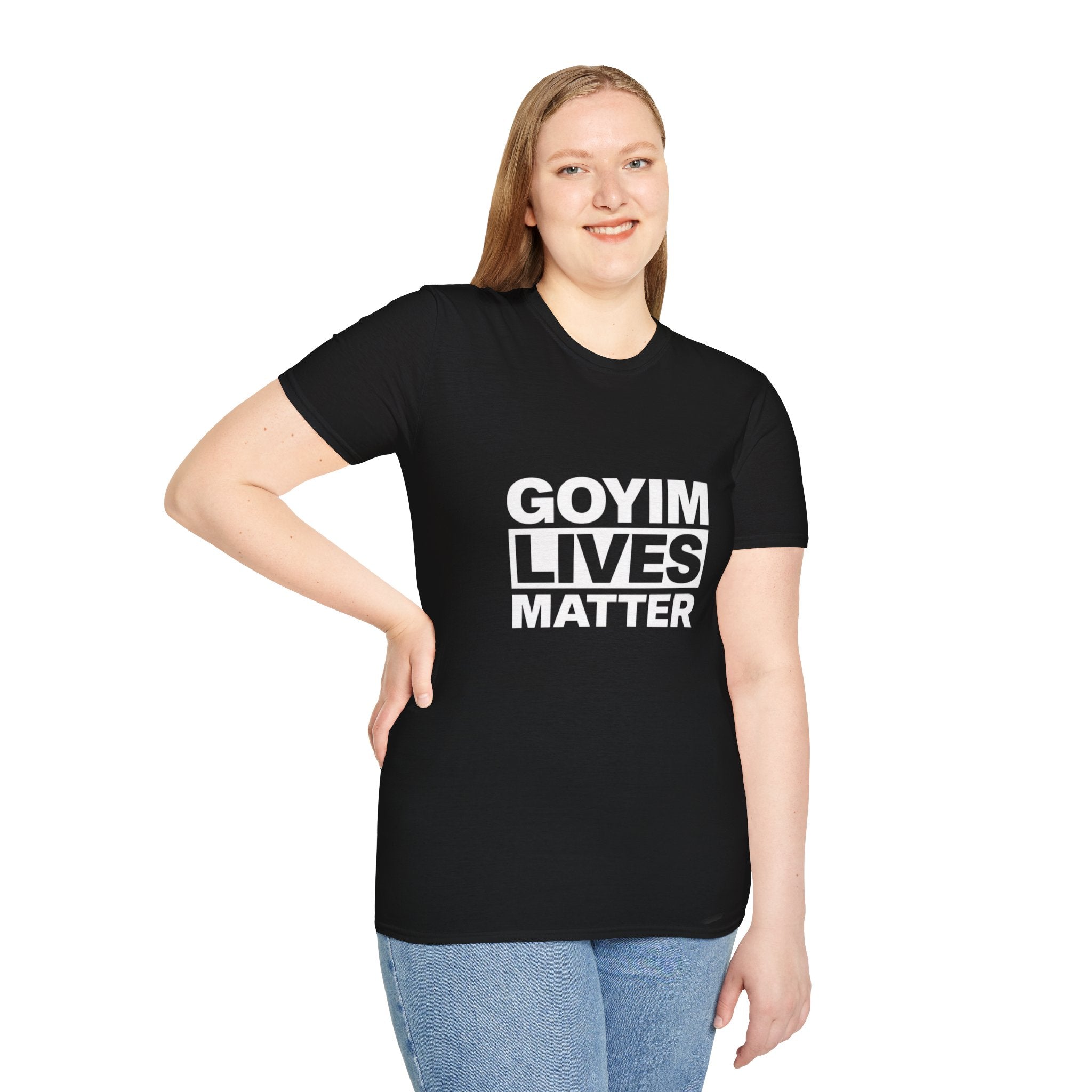 T-Shirt — "Goyim Lives Matter" Bold Graphic Tee