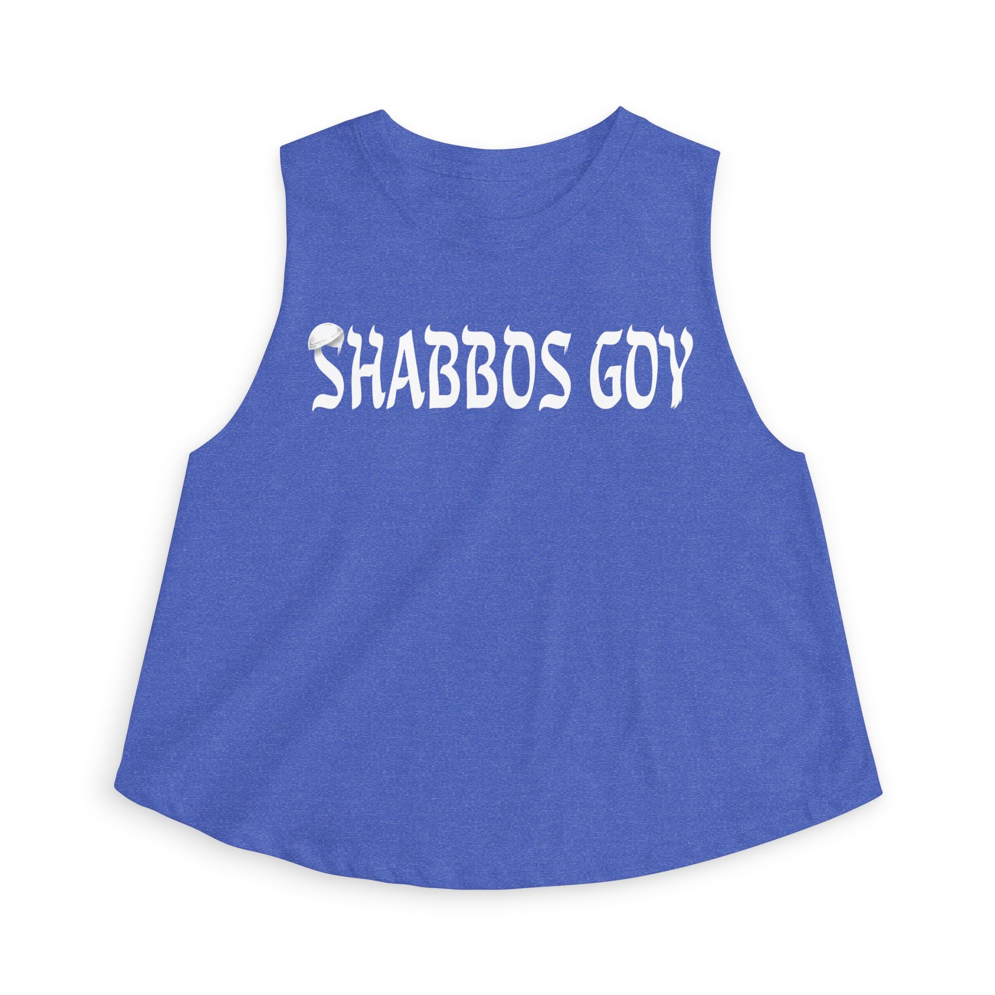 Shabbos Goy Crop Top — Jewish Sabbath Humor Tank