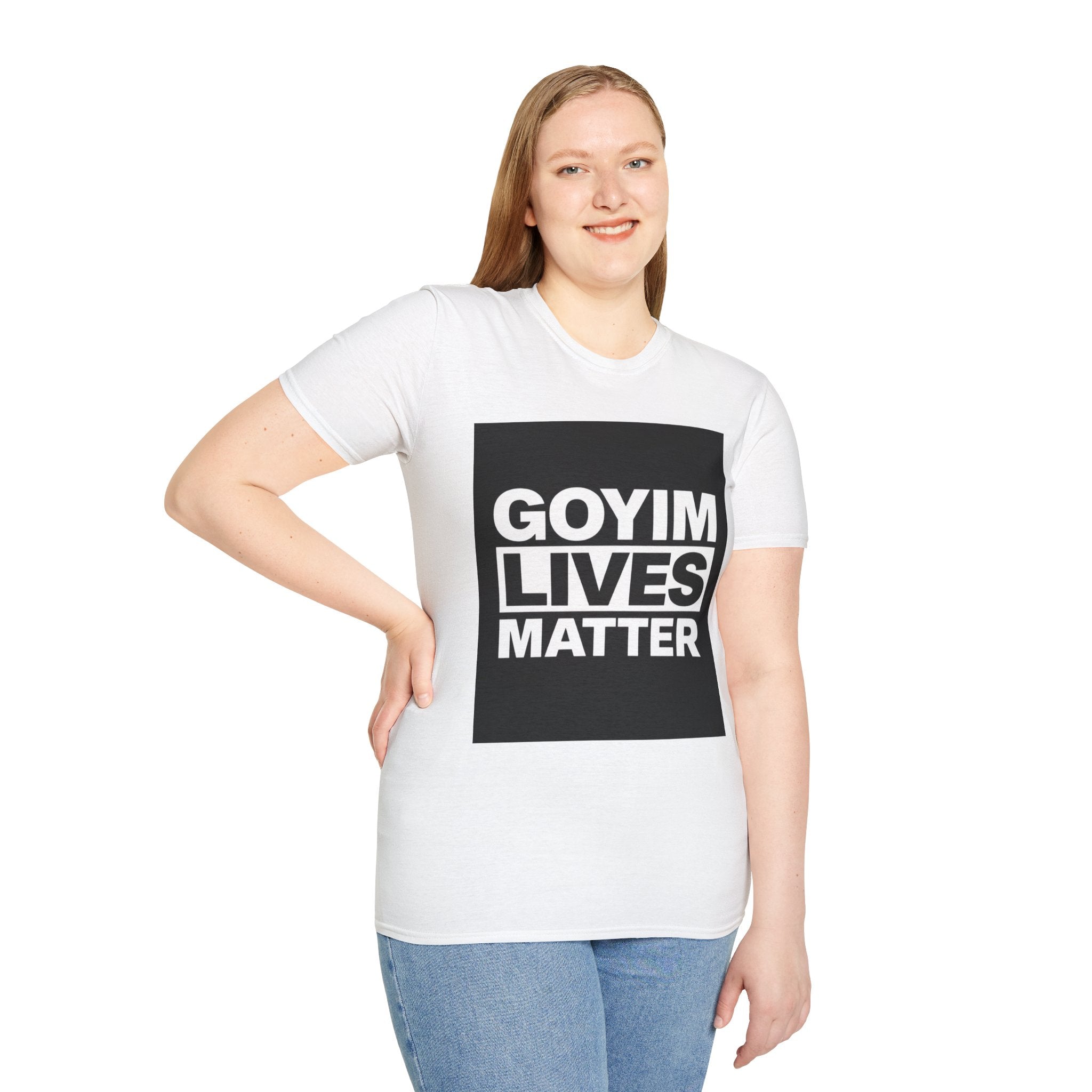 T-Shirt — "Goyim Lives Matter" Bold Graphic Tee