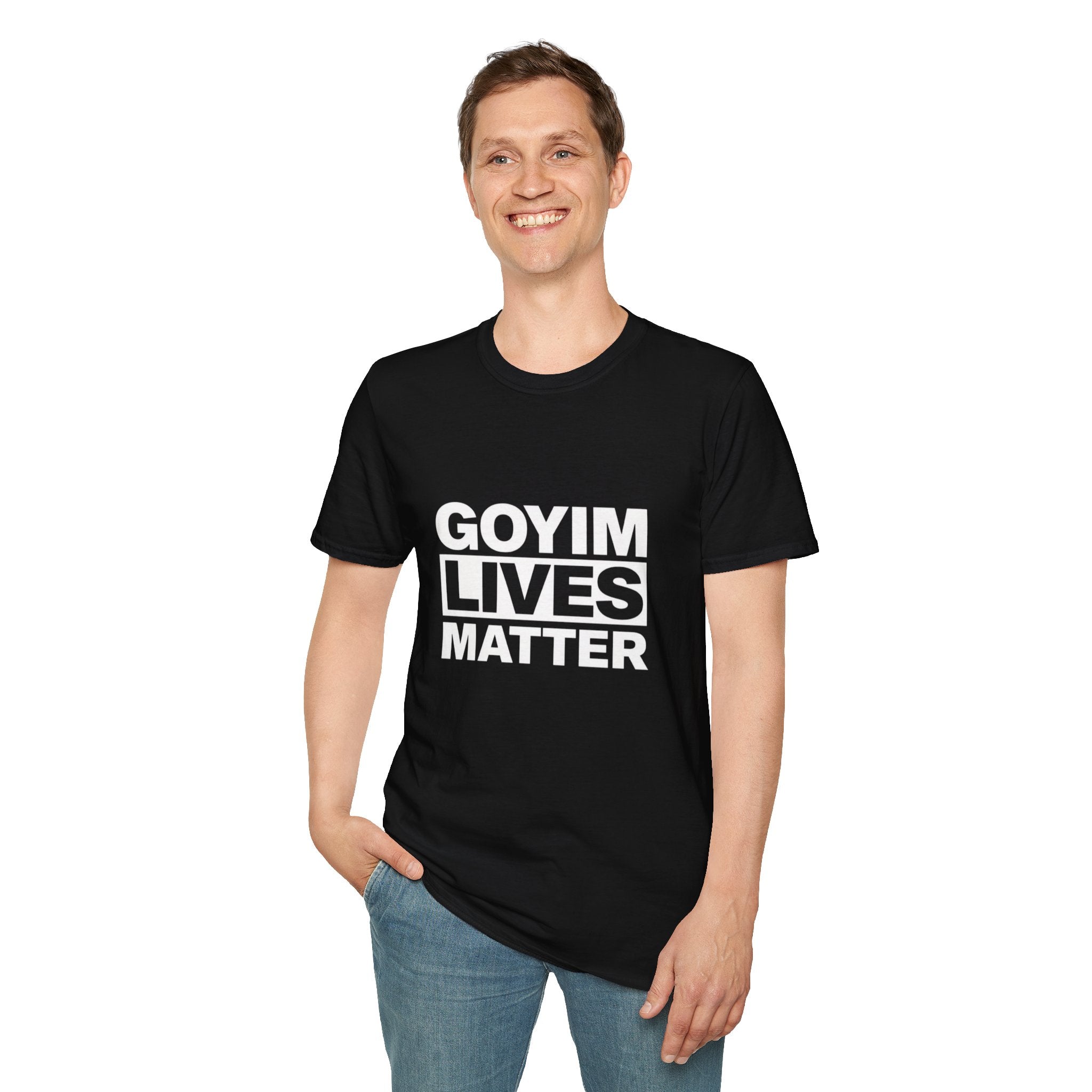 T-Shirt — "Goyim Lives Matter" Bold Graphic Tee