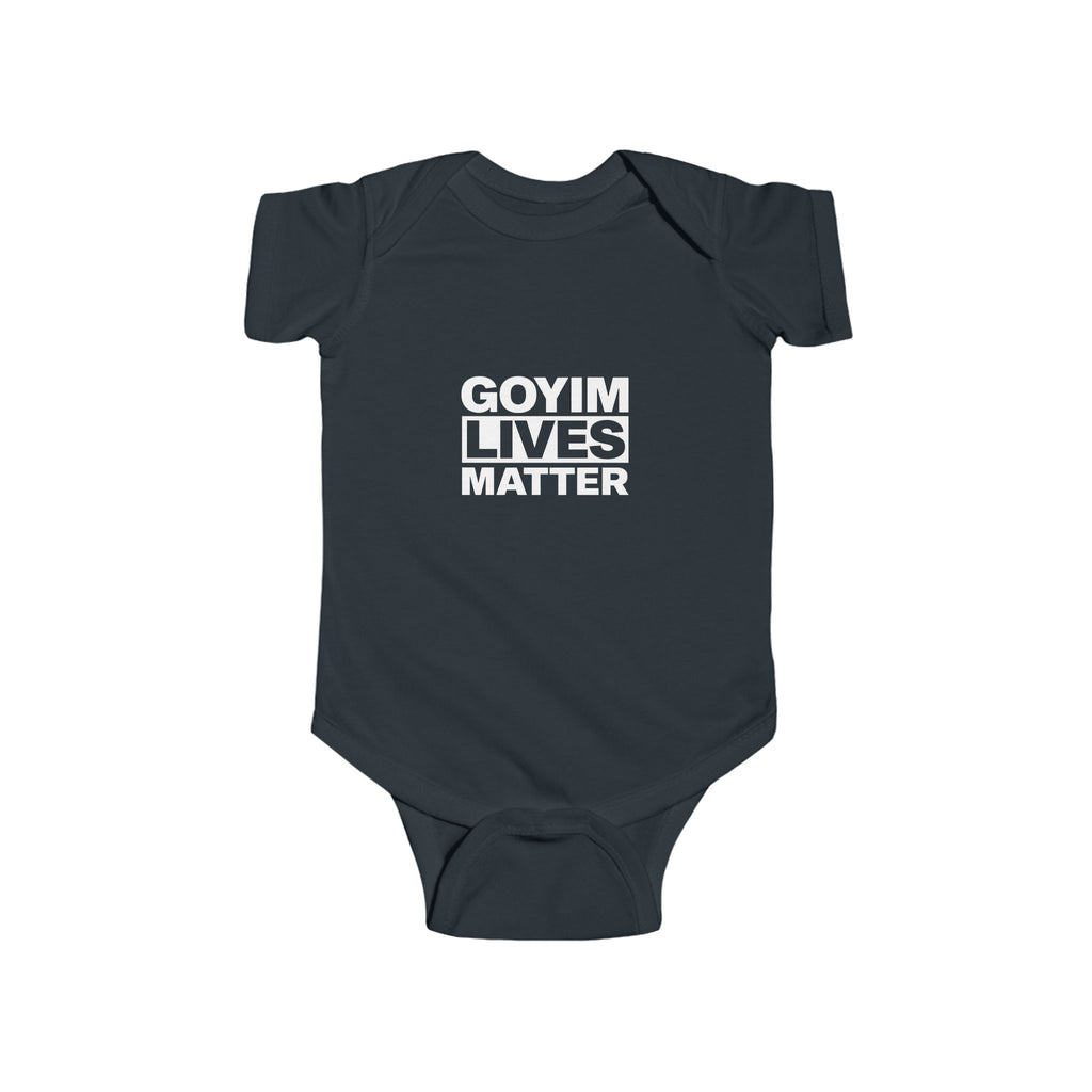 Infant Bodysuit — "Goyim Lives Matter" Protest Graphic