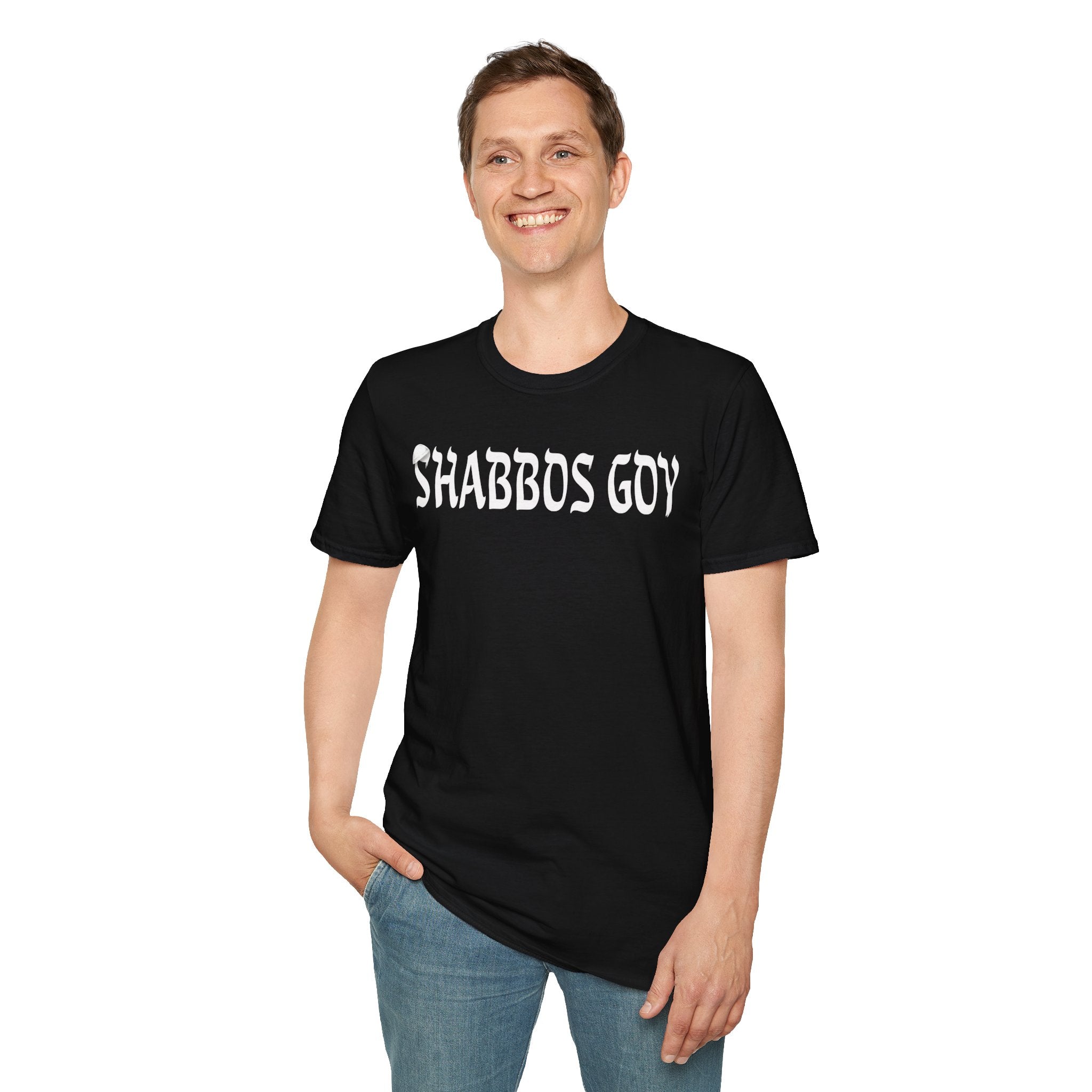 T-Shirt — "Shabbos Goy" Bold Graphic Tee