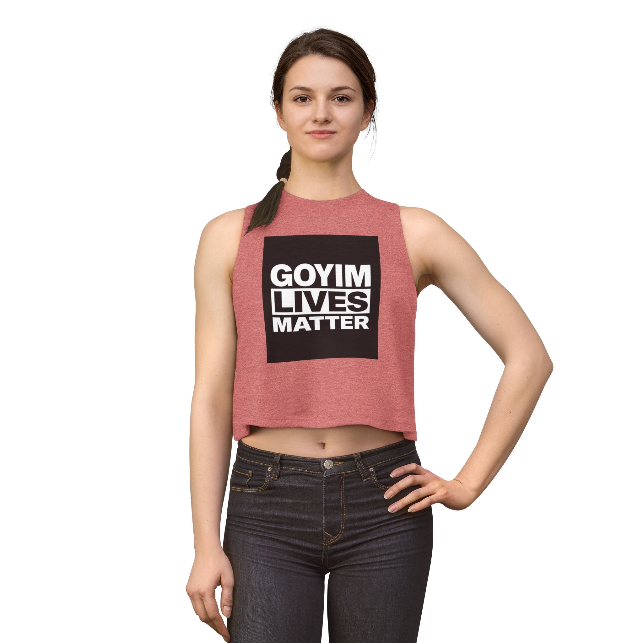 Crop Top — "GOYIM LIVES MATTER" Statement Tank