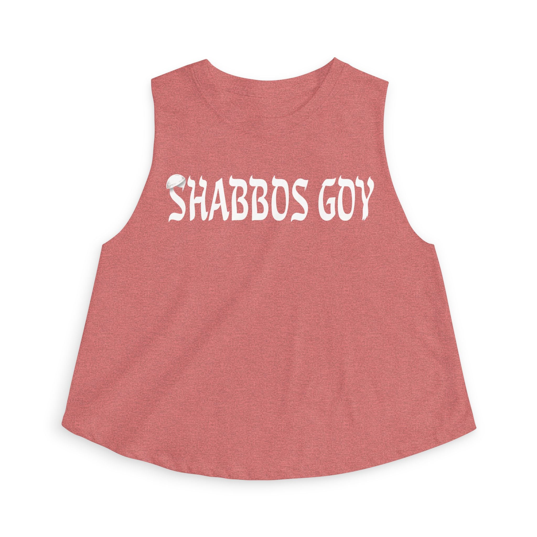 Shabbos Goy Crop Top — Jewish Sabbath Humor Tank